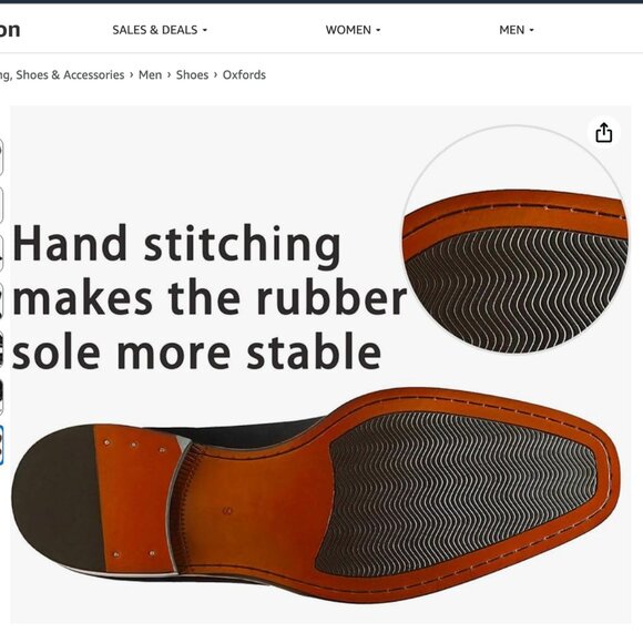 ALIPASINM - Men - Dress Shoes Oxford - Black Leather - 11.5 - Picture 7 of 10